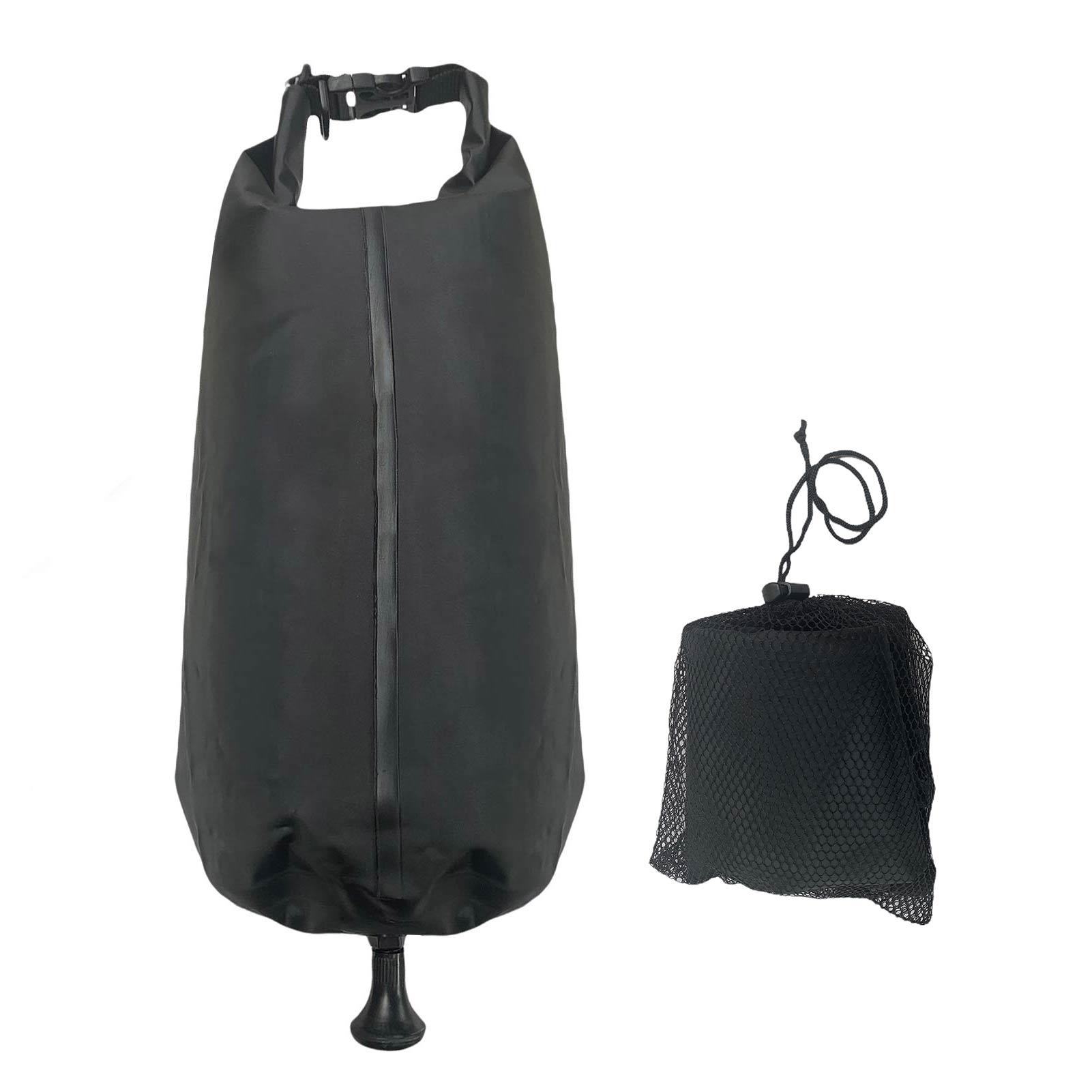 Bolsa de ducha Solar de 10L, bolsa de agua de baño plegable de PVC para actividades al aire libre, acampada, senderismo, mochilero, pesca o caza