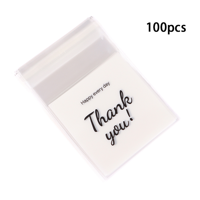 100 Stück Plastiktüzehn Dankeschön-Keksbeutel, selbstklebende Süßigkeitenbeutel für Hochzeit, Geburtstag, Party, Geschenktüte, Kekse, Backen, Verpackungsbeutel: Tiefe Saphir