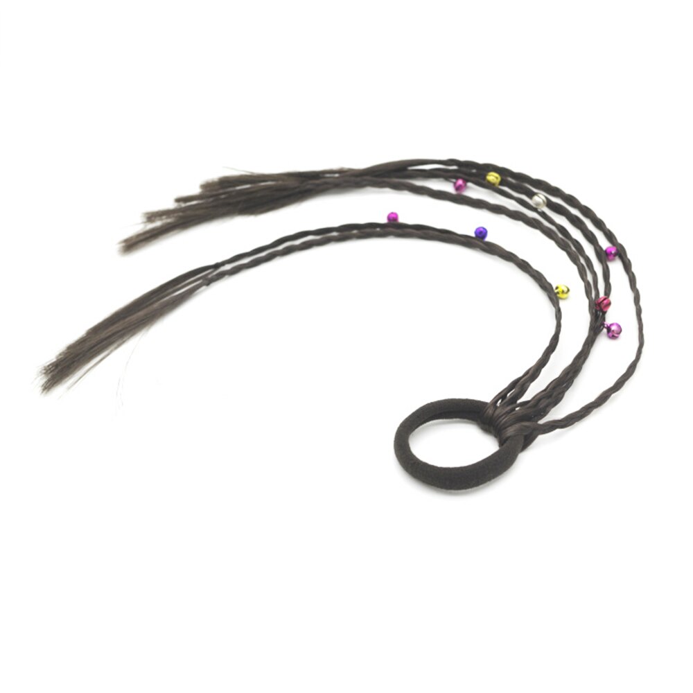 Girls Colorful Wigs Ponytail Hair Ornament Headbands Rubber Bands Beauty Hair Bands Headwear Kids Hair Accessories Head Band: 8