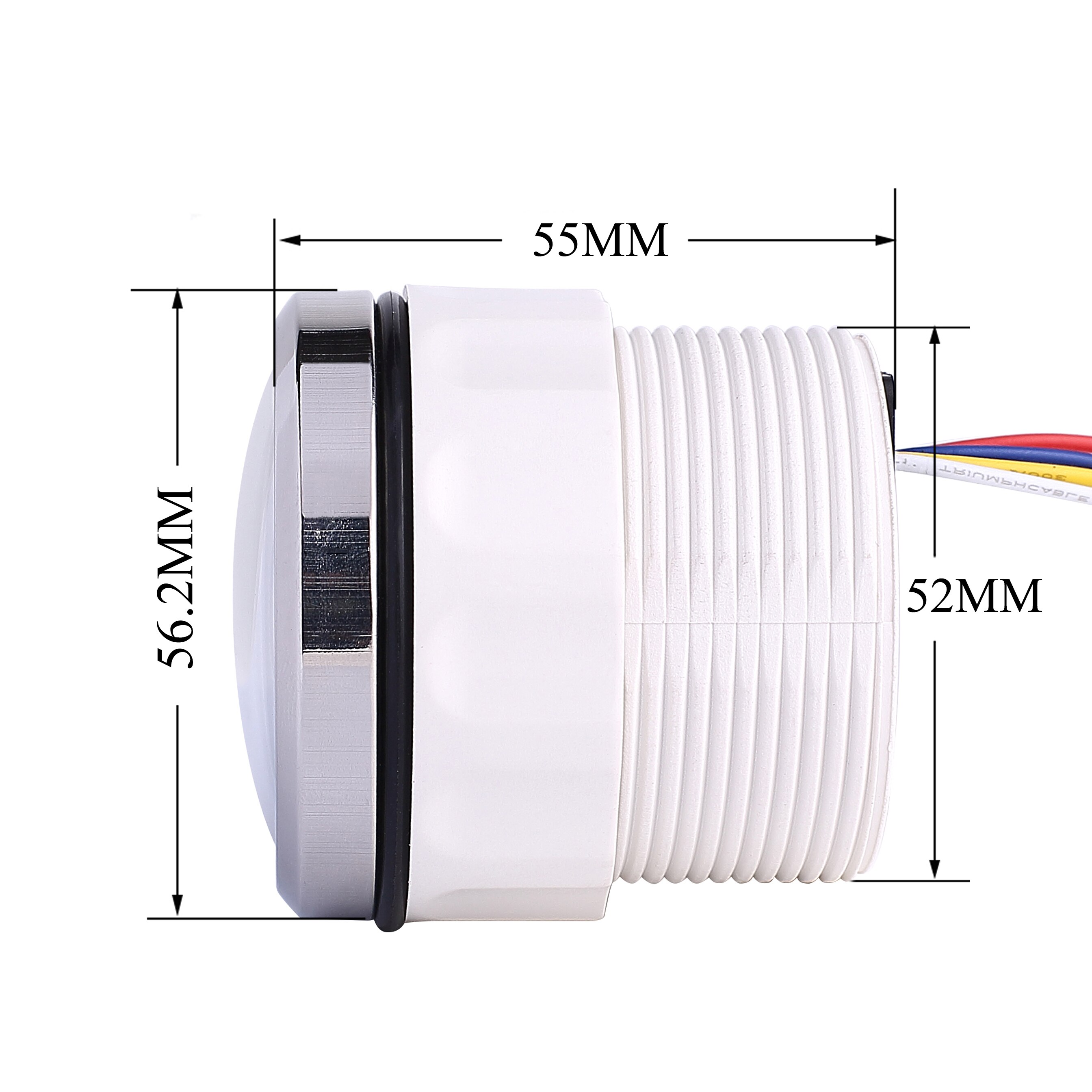 40-120 ℃ wskaźnik temperatury wody 52mm termometr wodny czerwony podświetlany wskaźnik temperatury wody z niskim alarmem dla motocykla łodzi motorowych
