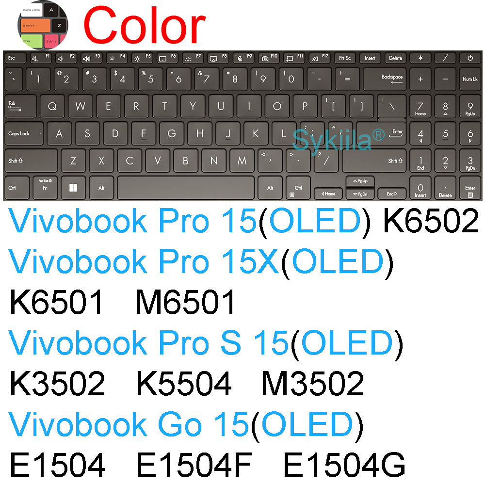 Housse de clavier pour ASUS Vivobook 15 Pro 15X OLED GO S S15 N6506 S5507 S5506 M5506 X1505 M1505 K3504, coque de protection en Silicone: Rose