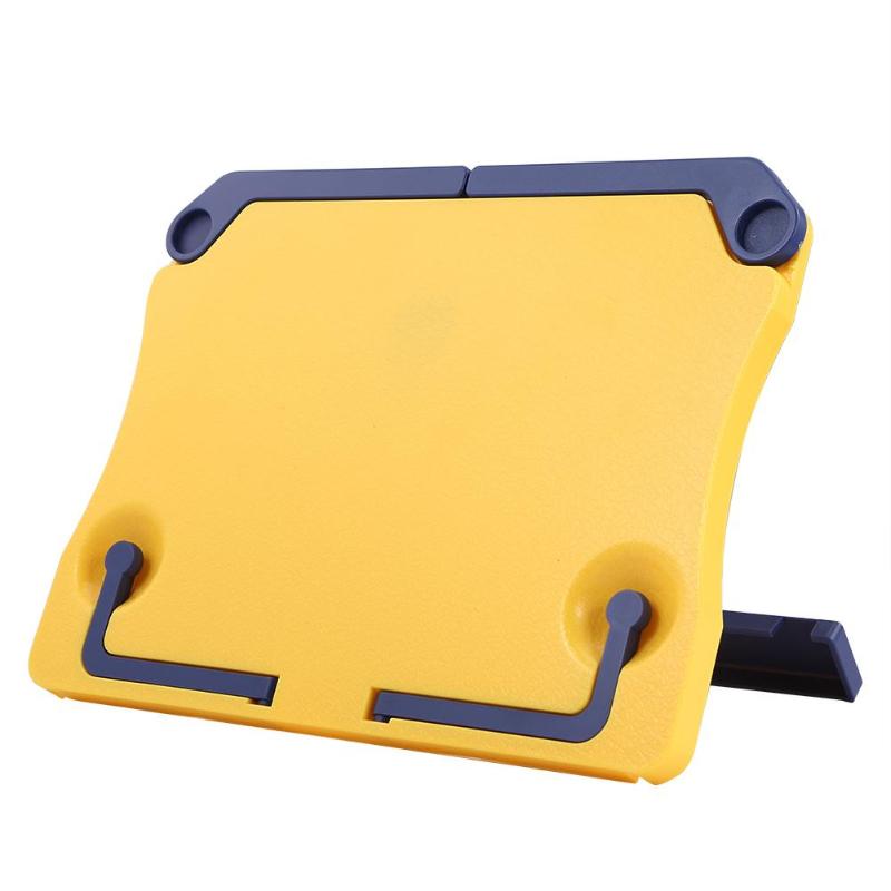 Bærbar bogstøtte stativ læsebog stativ bøger opskrift hylde foldeholder organizer til musik partitur opskrift tablet bogholder: D
