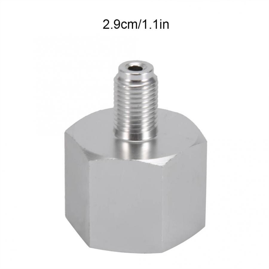 EECOO Airlock Soda Water CO2 Adapter Mini Regulator Homebrew Beer Corny Keg 3/8- 24UNF to 6ACME-6G Ferment Temperature Tank