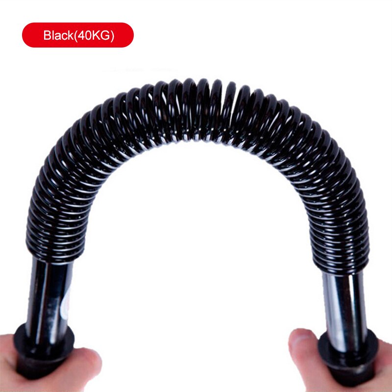 Expansor de brazo con resorte, barra de potencia para entrenamiento, gimnasio, ejercicio deportivo, 20Kg, 30Kg, 40Kg, 50Kg: 40KG
