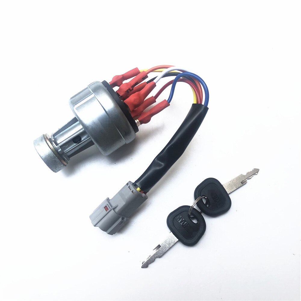 Excavator Accessories Excavator ignition switch start switch igniter electric door lock for HYUNDAI R