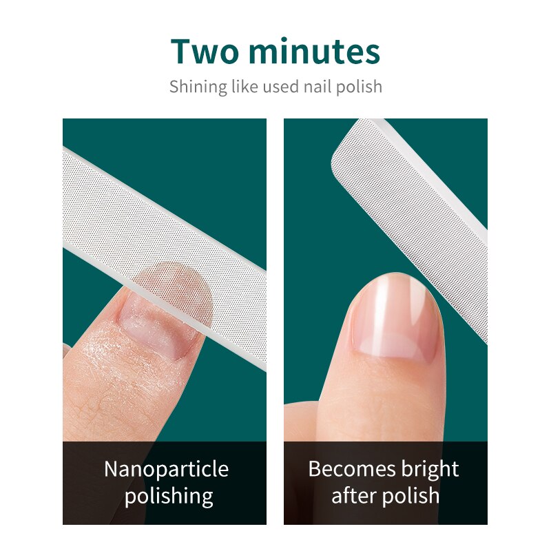 Mr.green nano glas neglefile polering manicure kunst værktøj vaskbart gør negle lysere let som neglelak
