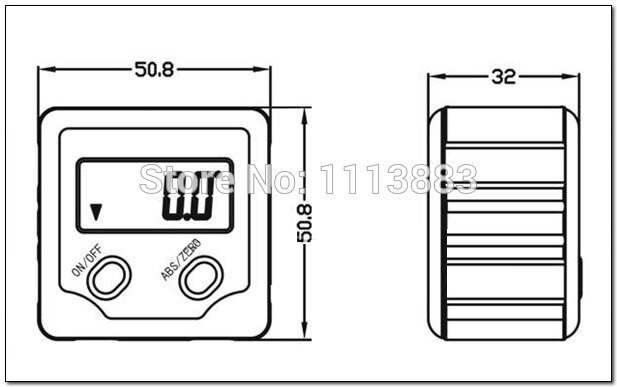 360 Degrees Mini Digital Bevel Box Gauge Inclinometer Meter Protractor Finder Angle Protractor With Magnets Base