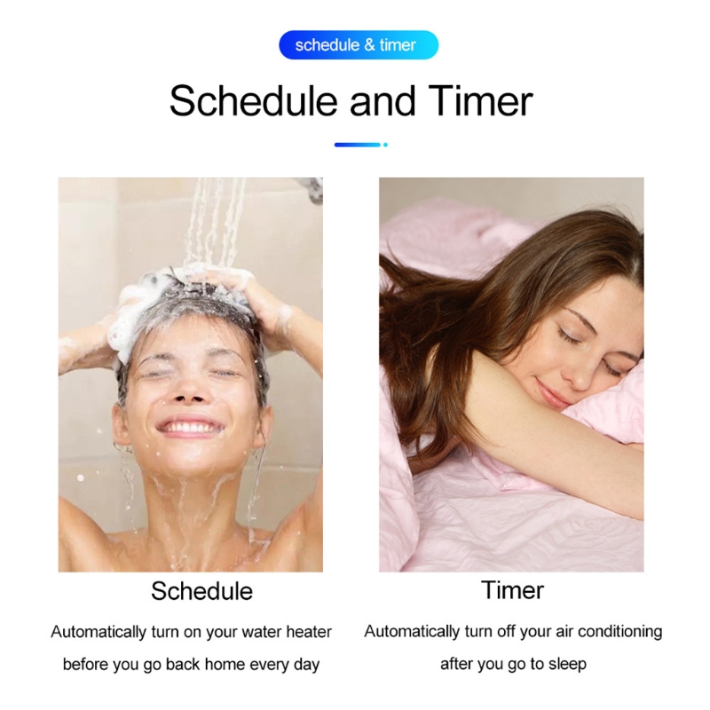1 Phase WIFI Energy Meter w Timer Switch APP Remote Control 100-240VAC 110V 220V