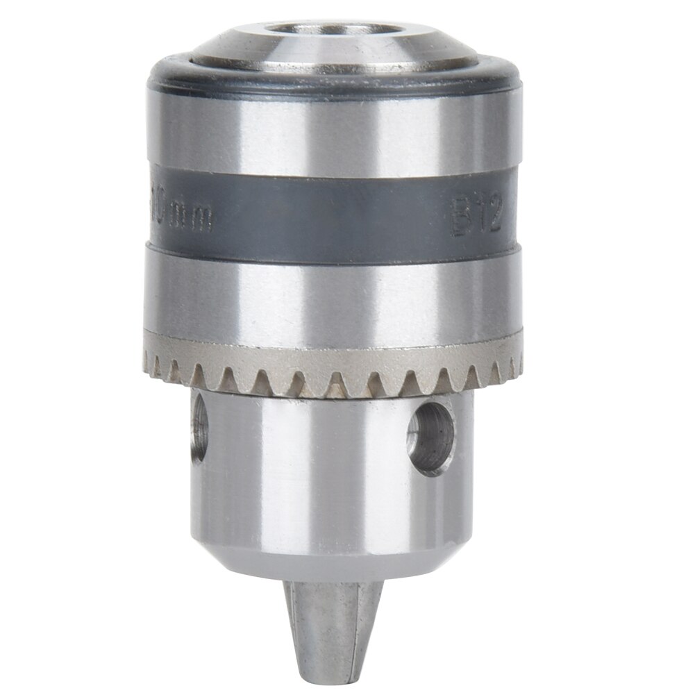 B12 manuell nyckeltyp borrchuck 1-10mm spännområde 40 stål konisk monterad borrchuck konverteringsadapter 3 käftchuck cnc-verktyg