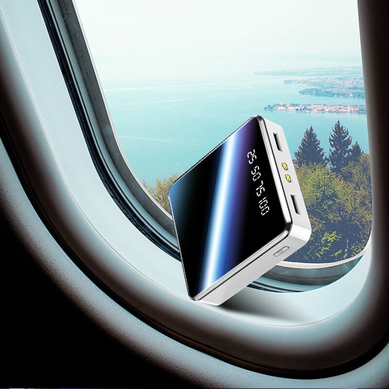20000mAh Power Bank Protable caricabatterie da viaggio esterno Display digitale LCD illuminazione a LED Powerbank telefono batteria esterna