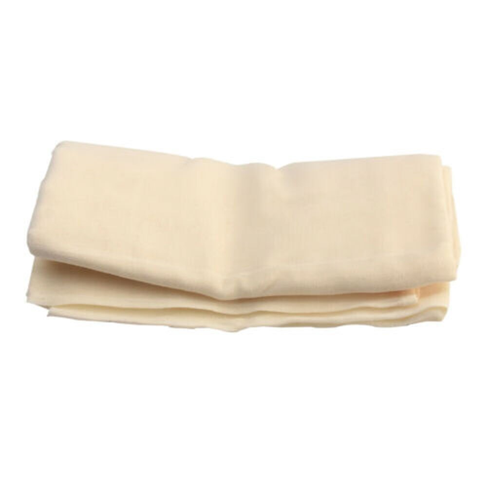 150*150cm Beige algodón gasa queso tela al vapor bolsa de frijol filtro tela punto almohadilla tela algodón tofu paño Filtro de heces de frijol