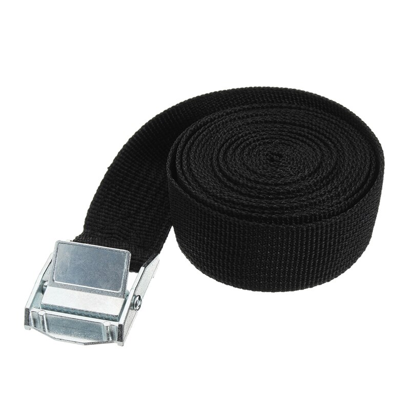 5m x 25mm bil spännband rep band stark spärr bälte bagage väska last surrning med rep spännare metall spänne bogsering
