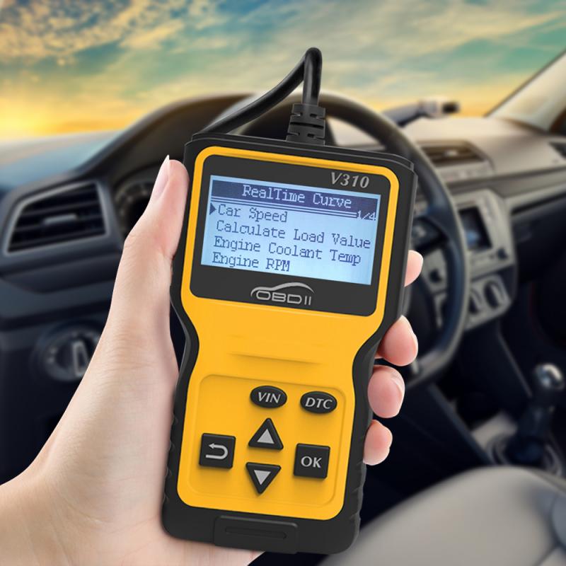 OBD2 Scanner Code Reader OBD2 Diagnostic Tool V310 OBD Code Reader OBD2 Scanner Car Check Engine Fault Diagnostic Tool: Default Title