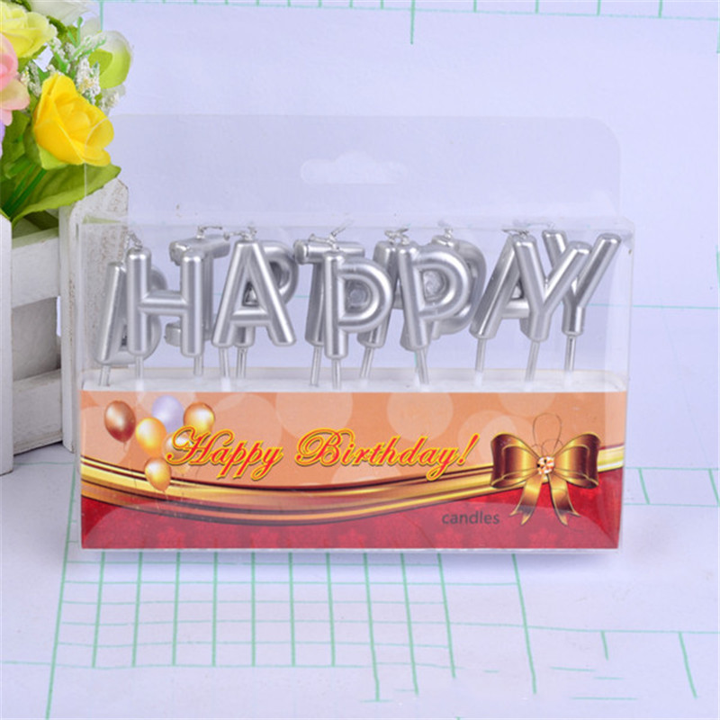 Cartoon animal happy birthday cake party art candle crown letter happy birthday: TD Silver HP