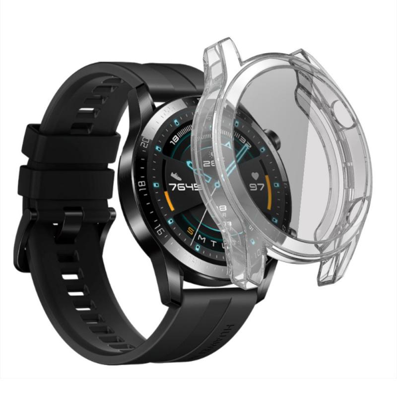 Schutzhülle Für Huawei Uhr GT 2 46mm Weiche TPU voll Bildschirm Schutz fallen Für Huawei Gt Uhr Schutz abdeckung Zubehör