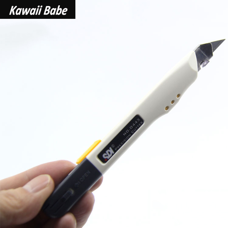 2PCS Utility Knife Self-Locking Metal Blades 9mm Paper Cutter Stationery TOOL KNIFE Safety wallpaper knife School Office