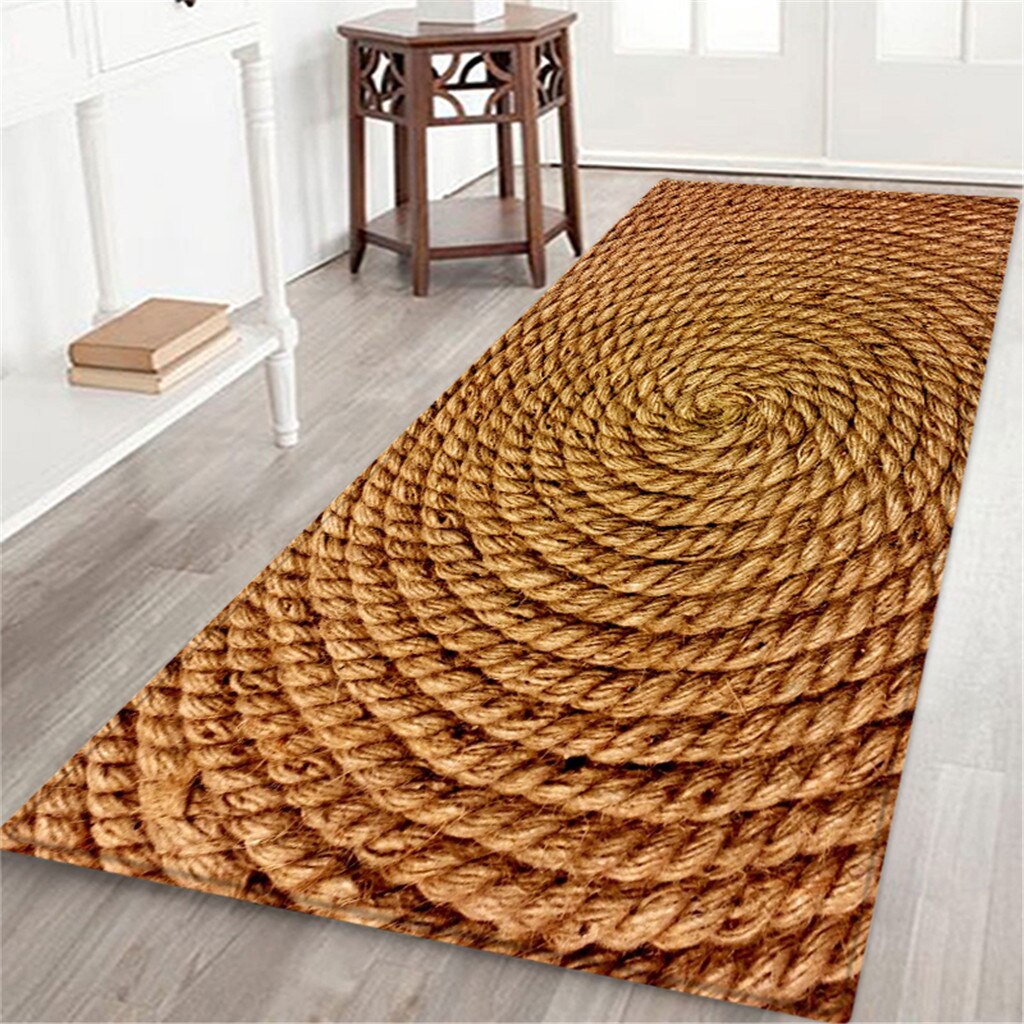 60 x 180 cm tæpper gang dørmåtte skridsikker tæppe absorbere vand køkken tæppe stue soveværelse måtte område indretning tæpper wyy: F