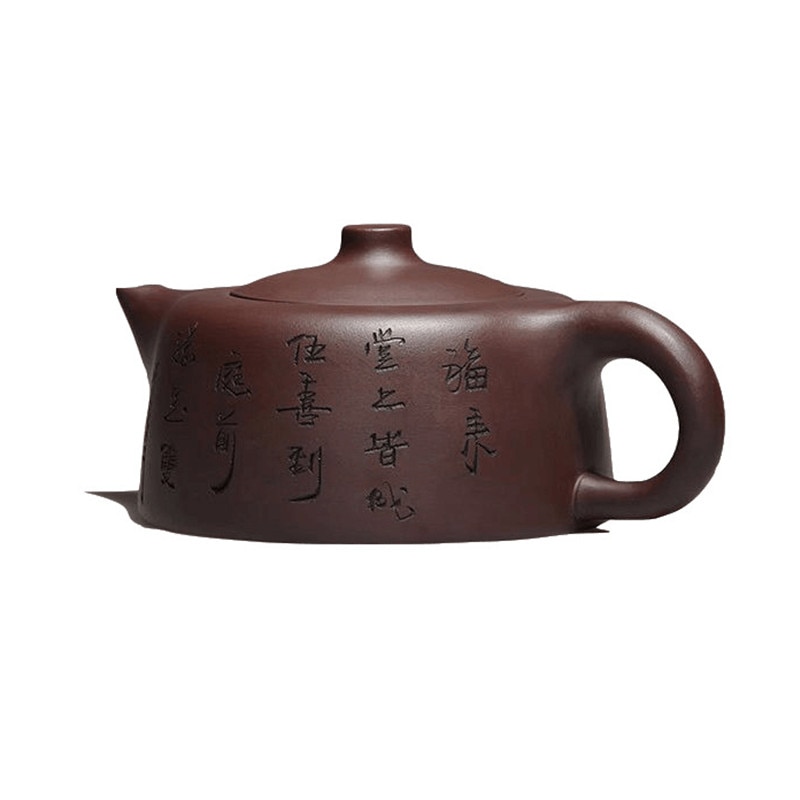 Lila lera yixing tekanna berömda handgjorda kung fu vattenkokare te skickar låda