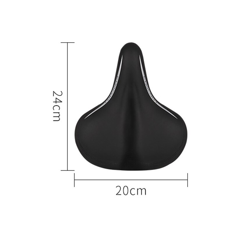 Wiel Up Mountainbike Zetel Comfortabel Dubbele Shock Absorberen Fietszadel Reflecterende Verdikking Waterdichte Bike Zadel