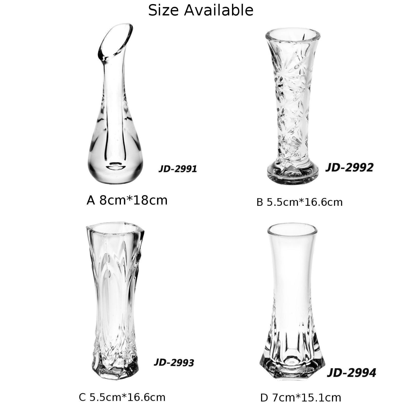 Florero de plástico transparente para decoración creativa, jarrón de cristal de imitación para el hogar, mesa para sala de estar