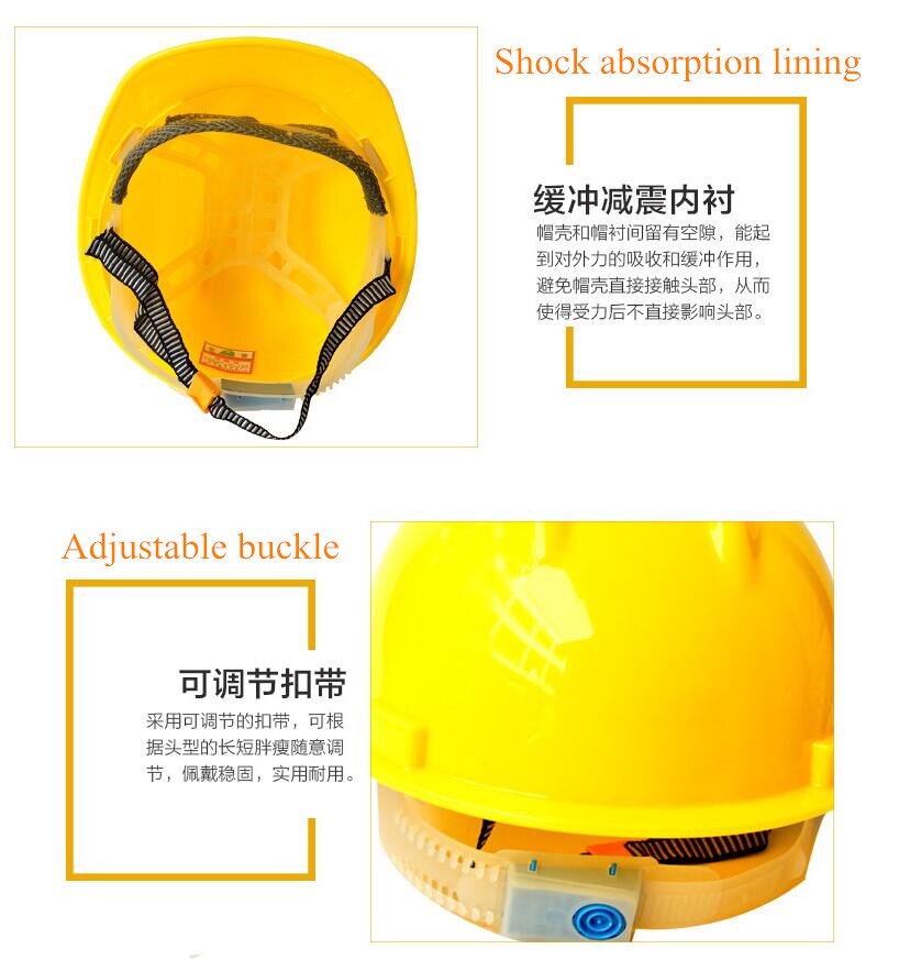 Hdpe plast v-type sikkerhedshjelm byggeplads plast hjelm site engineering hatte hjelme arbejdsområde hjelm til