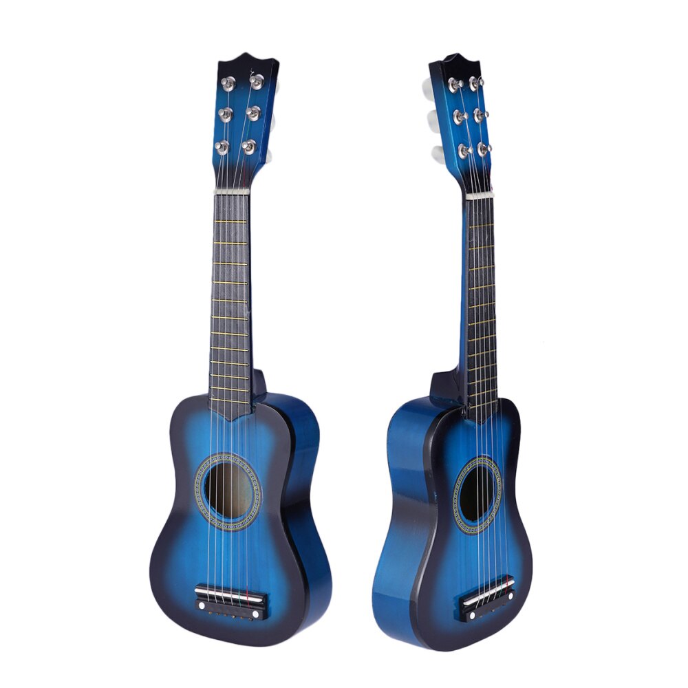 1pc Mini Guitar Acoustic Wooden Inches Imitated Kids Guitar Musical Instrument for Kids
