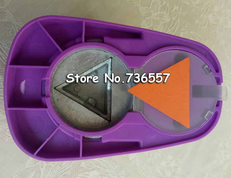 Free Ship 43MM Triangle shaped save power paper/eva craft punch Scrapbook Handmade punchers DIY hole punches geometry puncher