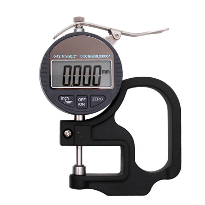 0.001mm Electronic Thickness Gauge 12.7 mm Digital Micrometer Thickness Meter Thickness Tester RS232 Data Output: Default Title