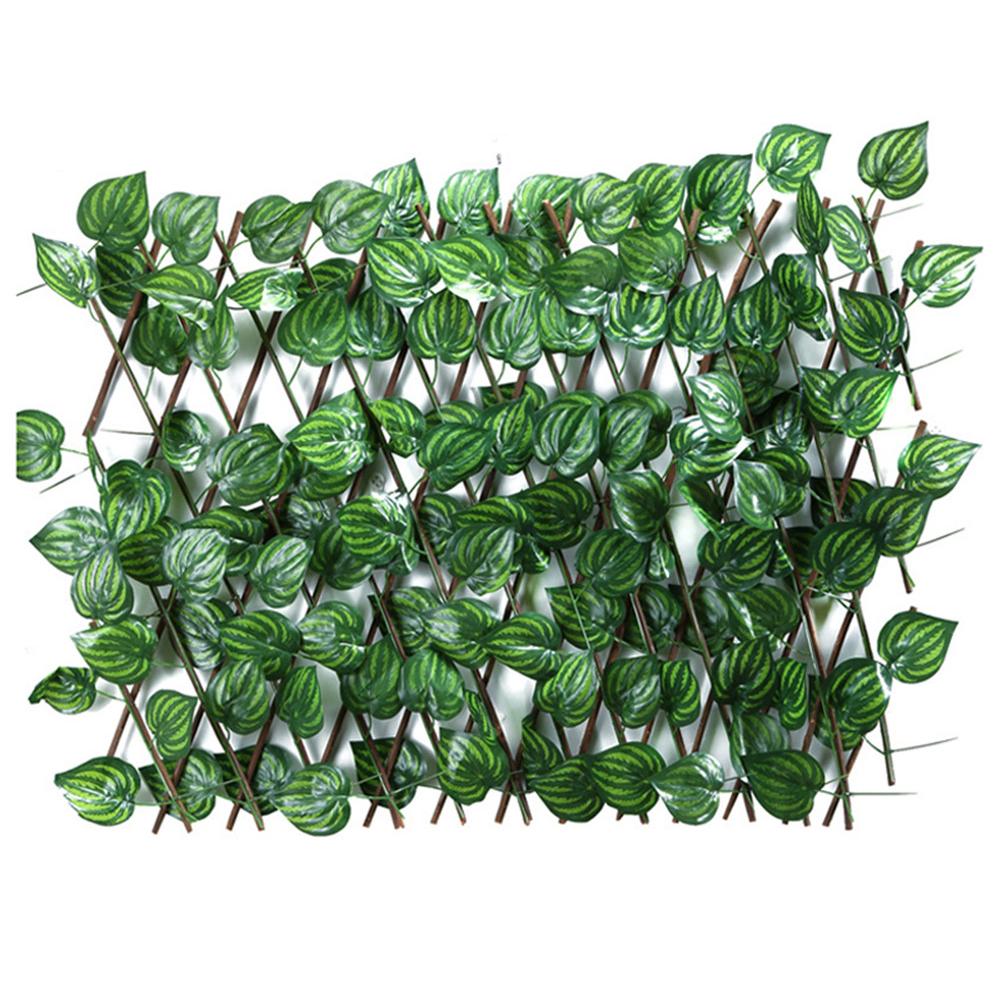 Garden Green Vine Fence Privacy Hedge Screen Telescopic Privacy Fence Suitable for Outdoor Indoor Garden Fence Backyard: B