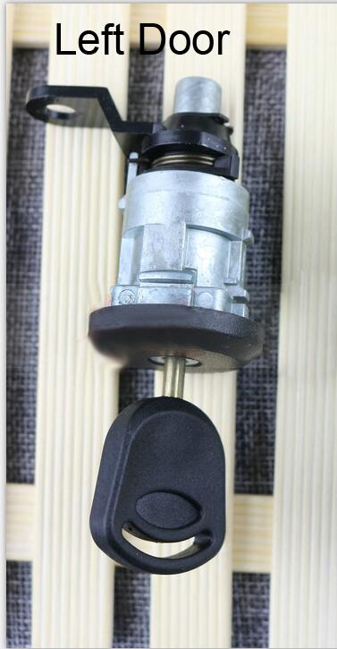 Auto Deurslot Cilinder Voor Ford Mondeo Links Deur Auto Lock Core Voor Rechts Deur Met Sleutels: Left