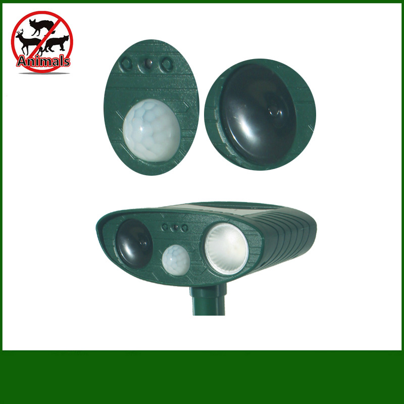 Espantapájaros ultrasónico con energía Solar, repelente de conducción de animales pequeños, disuasorio, jardín, uso al aire libre, suministros de jardín