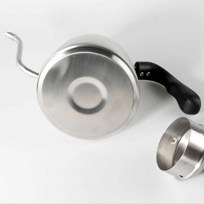 900ML Big Capacity High Grade Coffee Kettle 304 Stainless Steel Induction Cooker Use Coffee Pot