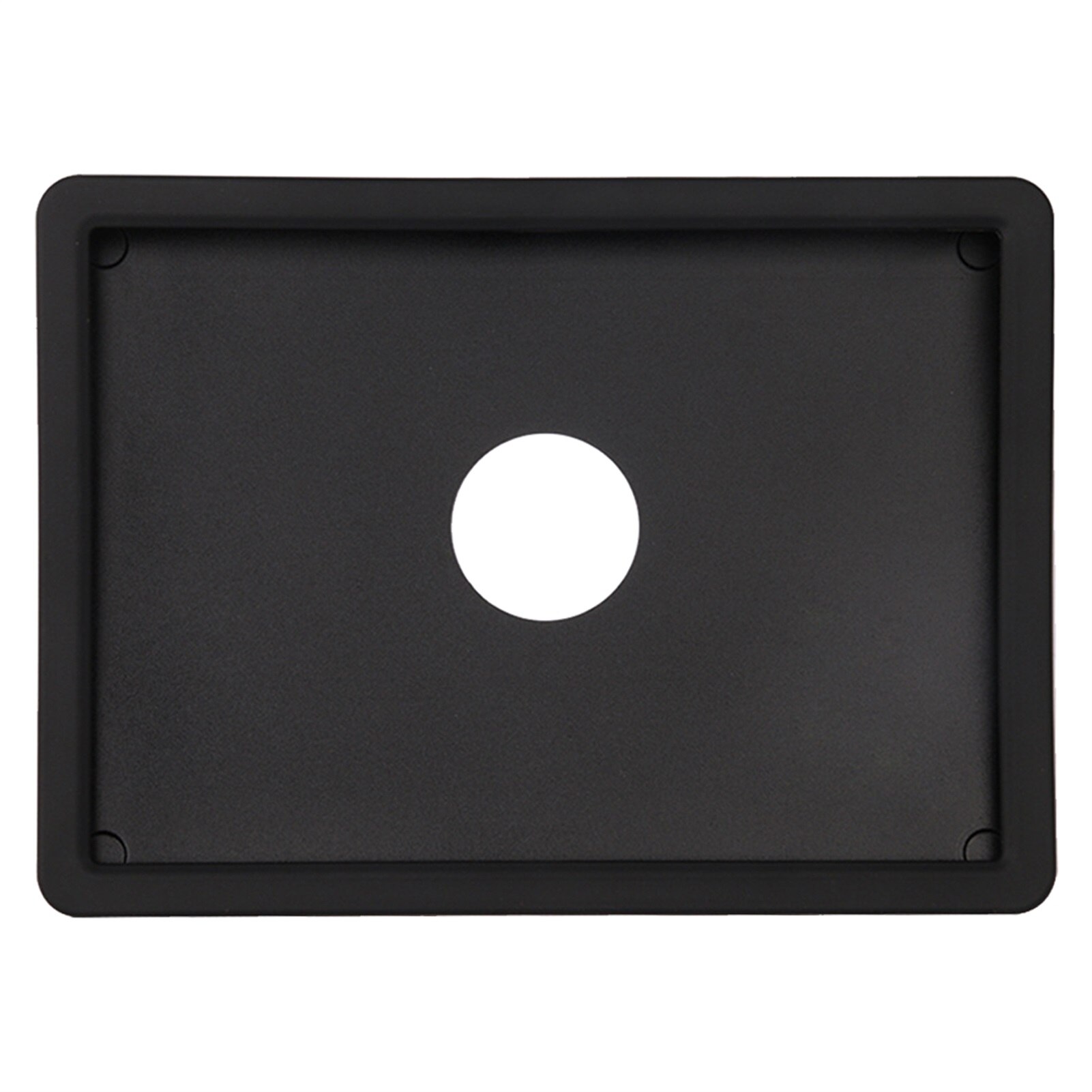 Siliconen Case Voor Magic Trackpad 2 Silicon Case Voor Draadloze Touchpad Trackpad Beschermende Cover Anti-Dust Anti-Kras wasbaar: Black