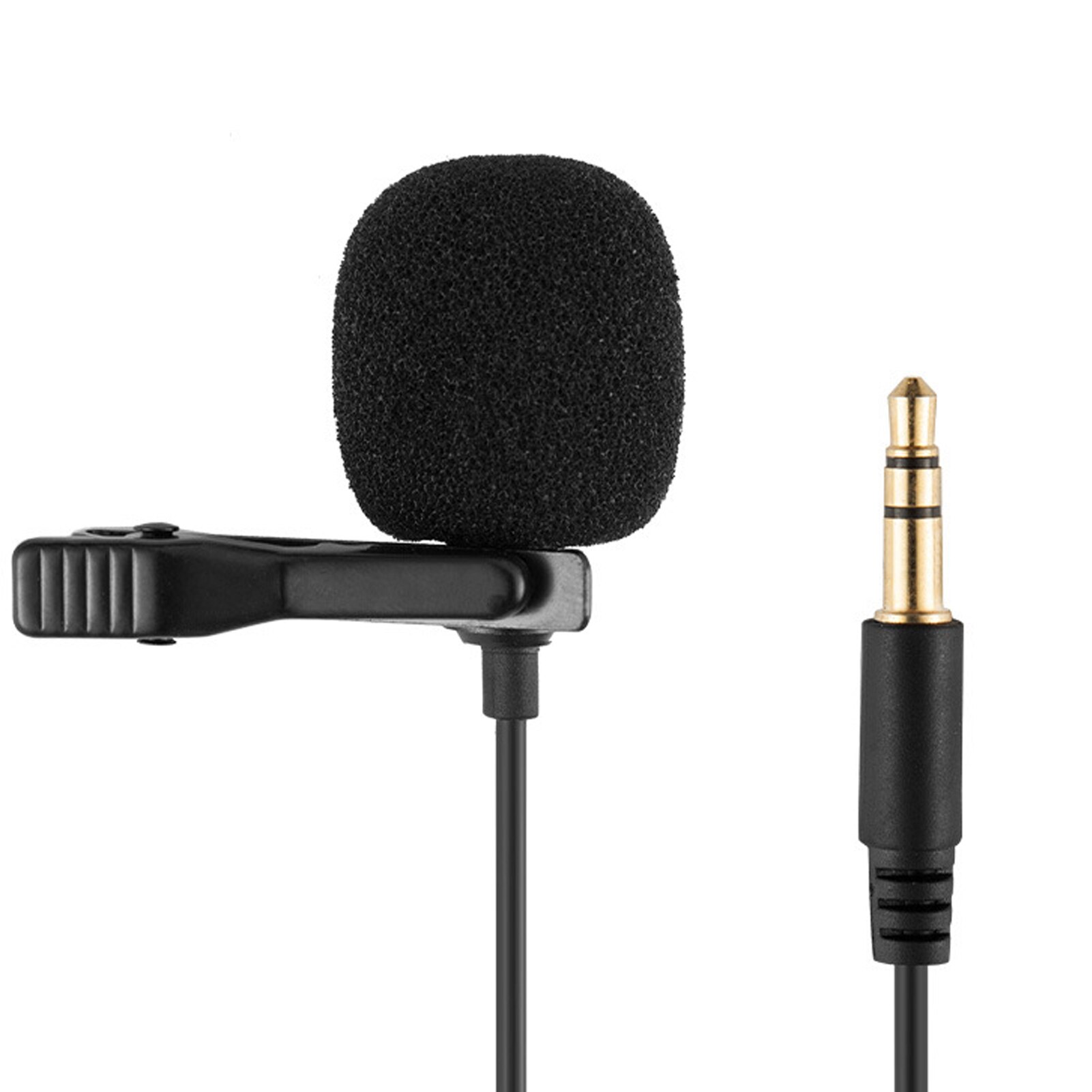 3.5mm Jack Omnidirectional Microphone Hands Free Plug And Play Meeting For Computer Laptop Mini Audio With Tie Clip Mobile Phone