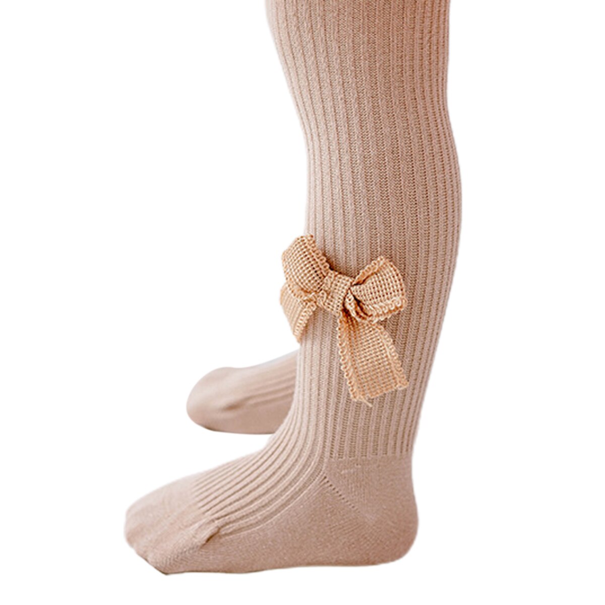 0-4 ans enfants printemps automne hiver collants nœud coton bébé filles collants enfants infantile tricoté Collant