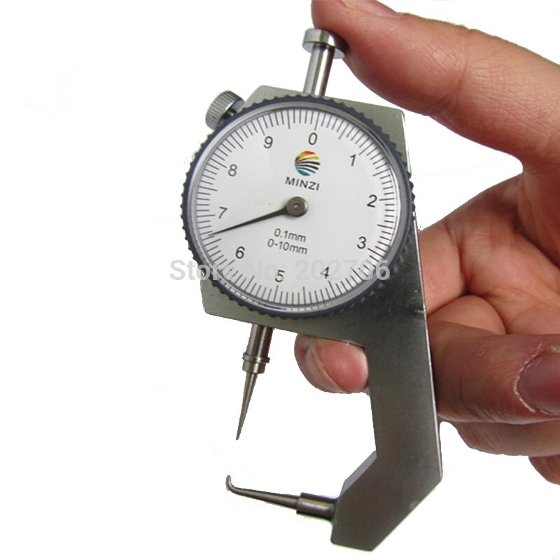 Dial Thickness Gauge 0-20mm 0-10mm Precision Aluminum Min Thickness Meter Tester Micrometer Width Measurement Analysis Tool