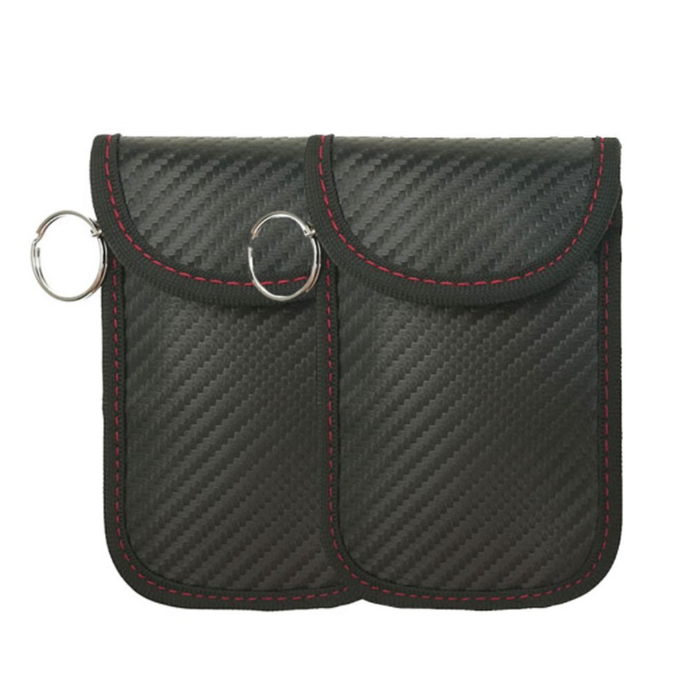 Portable Car Key Signal Blocker Faraday Bag Keyless Fob RFID Blocking Pouch Case