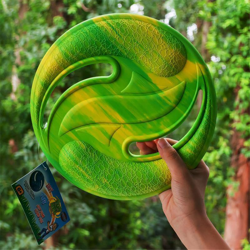 Boomerang-discos voladores de placa EVA Flexible, 3 colores diferentes, se puede elegir el disco giratorio suave al aire libre para atrapar el juego