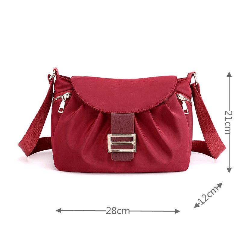 Vrouwen Nylon Schoudertas Waterdichte Messenger Winkelen Handtas Vrouwelijke Doek Reizen Casual Crossbody Tassen Dames Tote