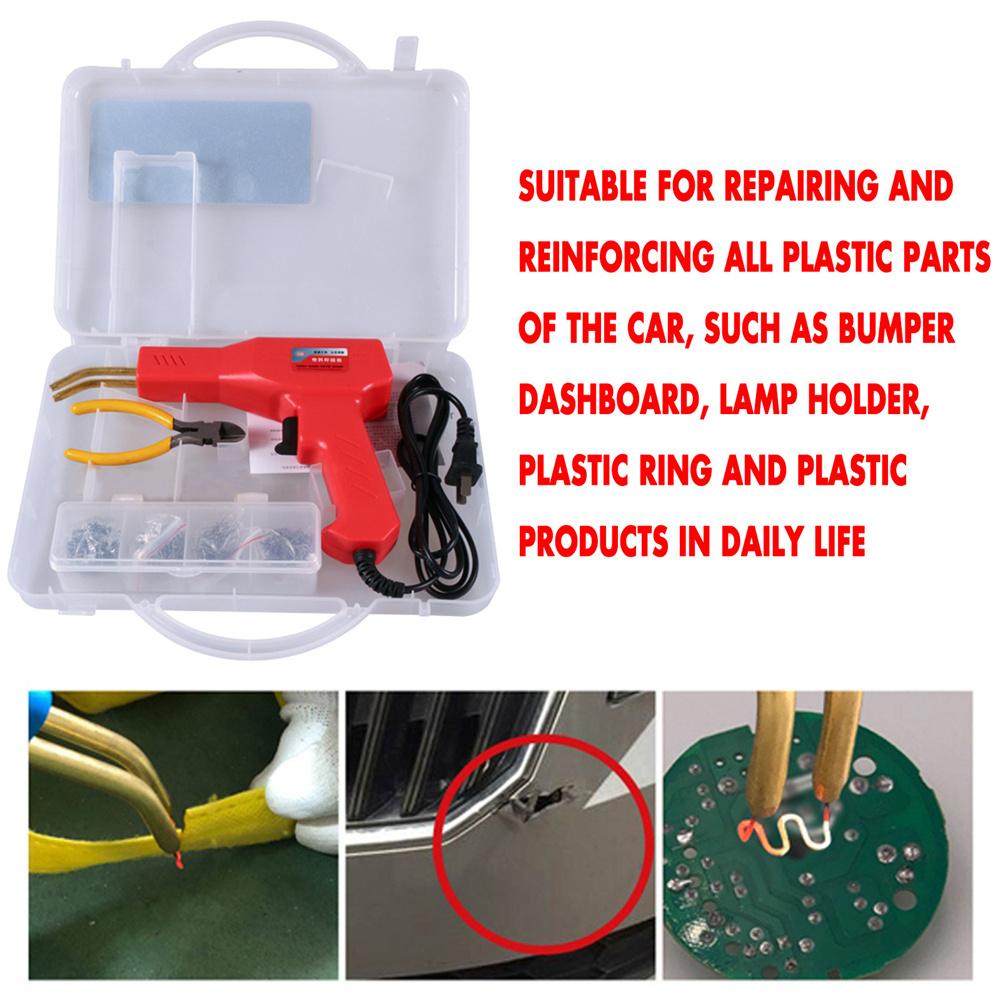 50w Portable Plastic Welding Machine Garage Tool Nail Machine Stapler Pvc Repair Machine Car Bumper Repair Welding Tool