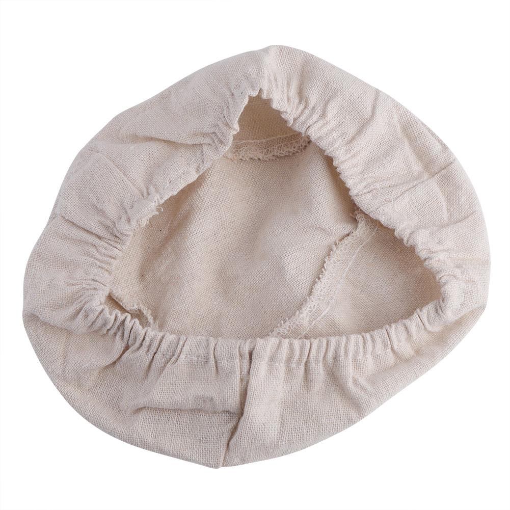 TOPINCN Kitchen Long Round Dough Rattan Cookie Baking Bread Pans Proofing Proving Rattan Food Breakfast Plate Baskets Holder: triangle cloth