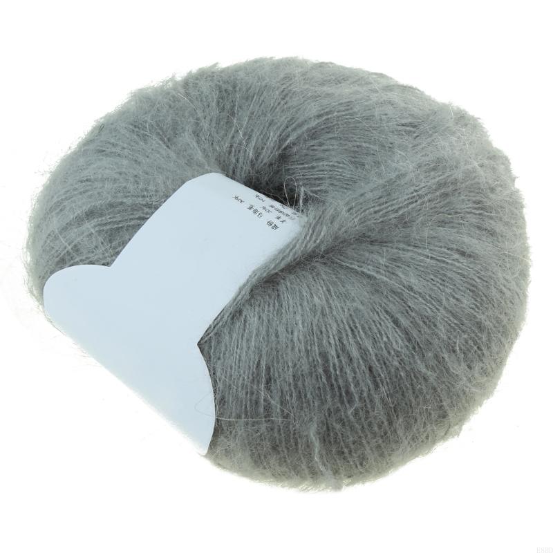 E8BD Mohair Yarn Soft Cashmere Tricoting Wool Yarn Fabrication transformation Artisanat