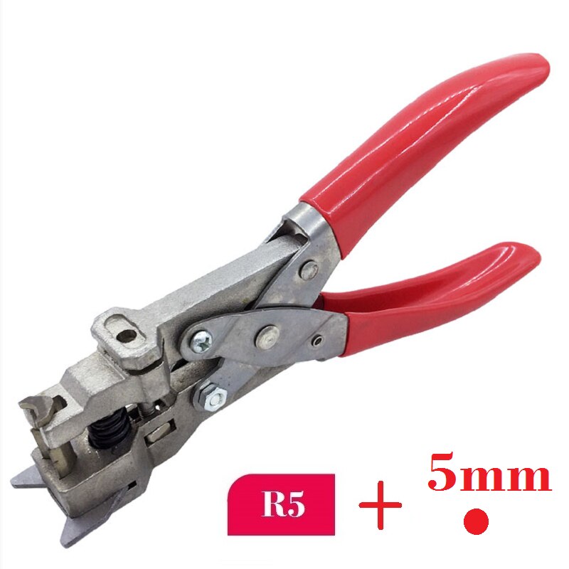 Corner Trimmer and Punch 3X13mm Hole and R5 Corner Punch for PVC Card, Photo, Paper; 2 in 1 Cutter Paper Punches