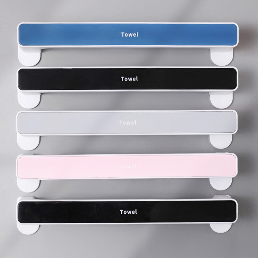 Zelfklevende Handdoek Houder Rek Wandmontage Handdoek Hanger Badkamer Handdoek Bar Plank Rolhouder Opknoping Haak Badkamer Organizer