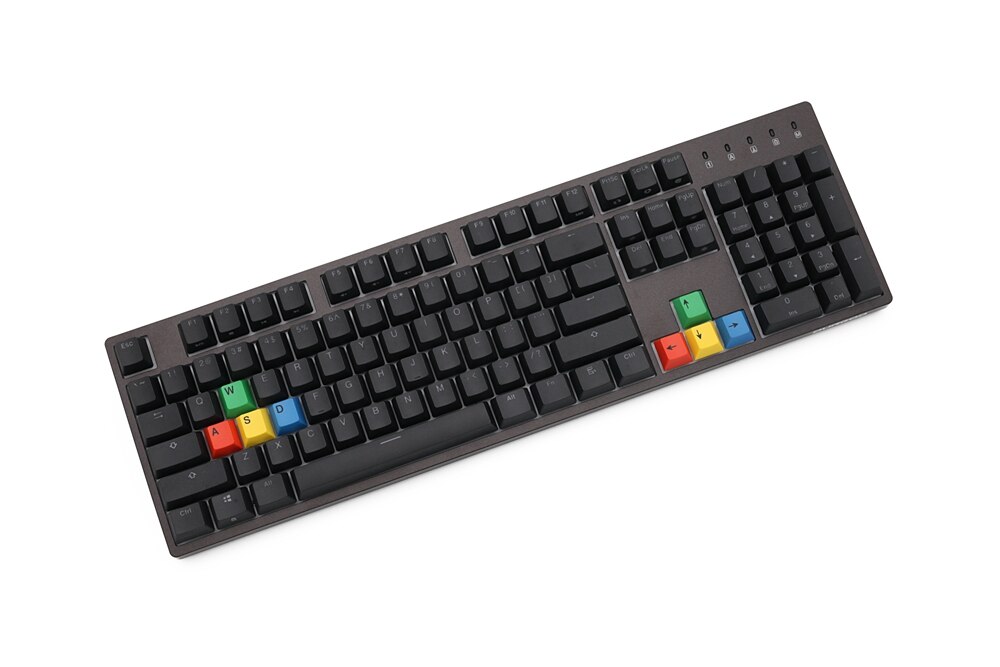 Cmyk Rgby Kleurrijke Cherry Profiel Pbt Keycap Voor Mechanische Toetsenbord Dye Sub Wasd Pijl Magenta Cyaan Groen Geel Rood geel