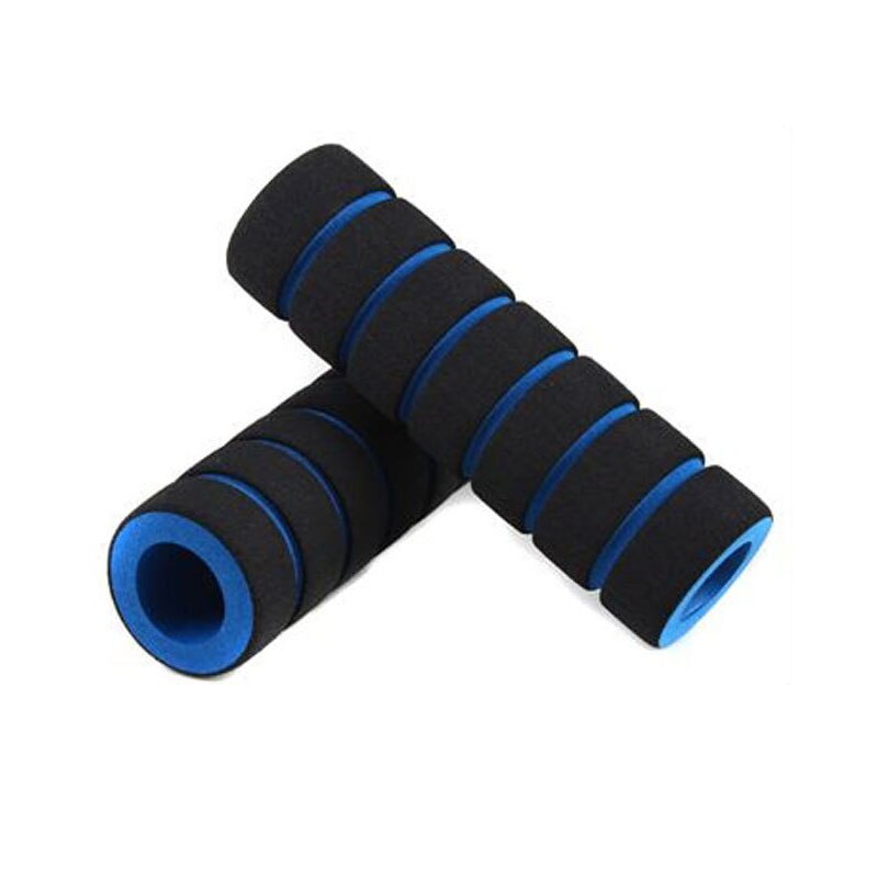 2pc/1 paar racefiets motorfiets stuur schuimrubber grip hoes antislip zacht stuur fiets stuur: Blauw
