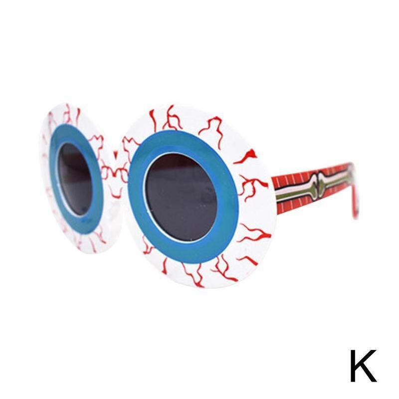 1pc Halloween Glasses Pumpkin Skull Skull Spider Web Glasses Decorations Scary Accessories Cosply Masquerade Funny Eyeball Q4V5: K