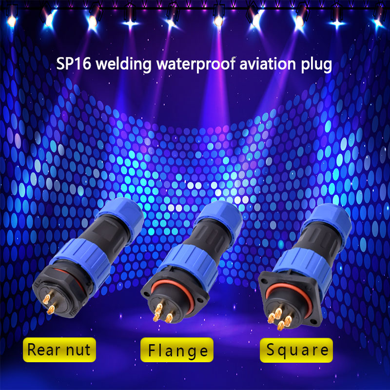 IP68 Waterproof Connector Male Plug and Female Socket 2/3/4/5/7/9pin Panel Mounting Wire Connector Aviation Plug Welding Wiring