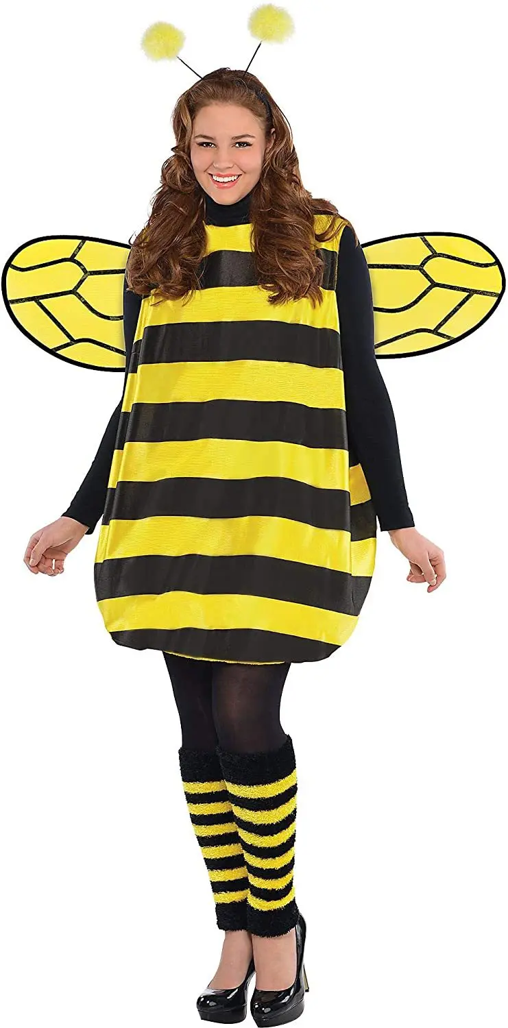 Festival Costumes European and American Halloween Halloween Bee and Ladybug Adult and Children Cosp Costumes: M / Yellow