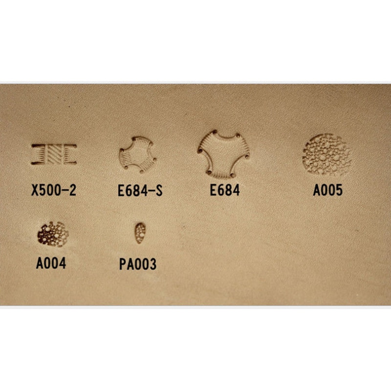 Leather Printing Tool Alloy Carving Making Craft System Punch Stamps Leatherwear Craft Punch Stamps
